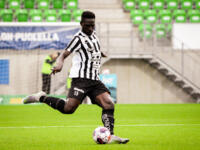 20230701 Lemonsoft Stadion Vaasa, FINLAND. VEIKKAUSLIIGA: VPS Vaasa - FC Inter Turku.
VPS #13 Baba Mensah.
Photo: Samppa Toivonen / APOLLO PHOTO