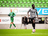 20230701 Lemonsoft Stadion Vaasa, FINLAND. VEIKKAUSLIIGA: VPS Vaasa - FC Inter Turku.
VPS #13 Baba Mensah.
Photo: Samppa Toivonen / APOLLO PHOTO