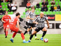 20230701 Lemonsoft Stadion Vaasa, FINLAND. VEIKKAUSLIIGA: VPS Vaasa - FC Inter Turku.
VPS #11 Roberto Savio vs. FC Inter #25 Rogrigo Arciero.
Photo: Samppa Toivonen / APOLLO PHOTO