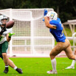 20230811 Vaasa, FINLAND. VAAHTERALIIGA: Wasa Royals - Seinäjoki Crocodiles.
Seinäjoki Crocodiles #1 Ville Ollonqvist.
Photo: Samppa Toivonen / APOLLO PHOTO