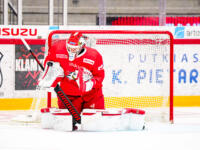 20230812 Vaasan Sähkö Areena Vaasa, FINLAND. LIIGA PRE-SEASON: Vaasan Sport - IF Björklöven Umeå.
Sport #60 Rasmus Reijola.
Photo: Samppa Toivonen / APOLLO PHOTO