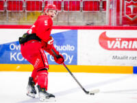 20230812 Vaasan Sähkö Areena Vaasa, FINLAND. LIIGA PRE-SEASON: Vaasan Sport - IF Björklöven Umeå.
Sport #55 Oskari Hult.
Photo: Samppa Toivonen / APOLLO PHOTO