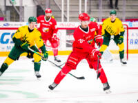 20230812 Vaasan Sähkö Areena Vaasa, FINLAND. LIIGA PRE-SEASON: Vaasan Sport - IF Björklöven Umeå.
Sport #28 Johan Sundström.
Photo: Samppa Toivonen / APOLLO PHOTO