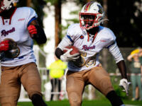 20230902 Seinäjoki, FINLAND. VAAHTERALIIGA: Seinäjoki Crocodiles - Wasa Royals.
Wasa Royals #56 Raul Khalifa.
Photo: Samppa Toivonen / APOLLO PHOTO