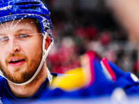 20230930 Vaasan Sähkö Areena Vaasa, FINLAND. LIIGA: Vaasan Sport - Mikkelin Jukurit.
Jukurit #95 Oskars Batna.
Photo: Samppa Toivonen / APOLLO PHOTO