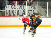20231017 Uusikaarlepyy, FINLAND. SUOMI-SARJA: MuIK Hockey Munsala - Järvenpään Haukat.
Haukat #15 Sasu Helenius.
Photo: Samppa Toivonen / APOLLO PHOTO