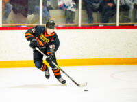 20231017 Uusikaarlepyy, FINLAND. SUOMI-SARJA: MuIK Hockey Munsala - Järvenpään Haukat.
Haukat #88 Lari-Henrik Posti.
Photo: Samppa Toivonen / APOLLO PHOTO