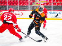 20231020 Vaasa, FINLAND. U20 SM-Sarja: Vaasan Sport - Kouvolan KooKoo.
KooKoo #34 Verneri Ahonen.
Photo: Samppa Toivonen / APOLLO PHOTO