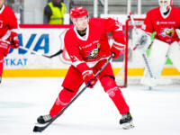 20231020 Vaasa, FINLAND. U20 SM-Sarja: Vaasan Sport - Kouvolan KooKoo.
Sport #11 Marijus Dumicus.
Photo: Samppa Toivonen / APOLLO PHOTO