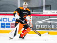 20231020 Vaasa, FINLAND. U20 SM-Sarja: Vaasan Sport - Kouvolan KooKoo.
KooKoo #70 Stepan Vopravil.
Photo: Samppa Toivonen / APOLLO PHOTO