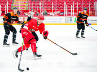 20231020 Vaasa, FINLAND. U20 SM-Sarja: Vaasan Sport - Kouvolan KooKoo.
Sport #8 Eetu Tuominen.
Photo: Samppa Toivonen / APOLLO PHOTO