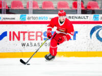 20231020 Vaasa, FINLAND. U20 SM-Sarja: Vaasan Sport - Kouvolan KooKoo.
Sport #41 Artur Seniut.
Photo: Samppa Toivonen / APOLLO PHOTO