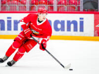 20231020 Vaasa, FINLAND. U20 SM-Sarja: Vaasan Sport - Kouvolan KooKoo.
Sport #64 Jesse Rantanen.
Photo: Samppa Toivonen / APOLLO PHOTO