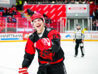 20231025 Vaasan Sähkö Areena Vaasa, FINLAND. LIIGA: Vaasan Sport - Rauman Lukko.
Sport #63 Lari Heikkinen.
Photo: Samppa Toivonen / APOLLO PHOTO