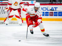 20231027 Vaasa, FINLAND. U20 SM-Sarja: Vaasan Sport - Helsingin Jokerit.
Jokerit #12 Natan Gashaw Teshome.
Photo: Samppa Toivonen / APOLLO PHOTO