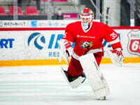 20231027 Vaasa, FINLAND. U20 SM-Sarja: Vaasan Sport - Helsingin Jokerit.
Sport #35 Casimir Wekström.
Photo: Samppa Toivonen / APOLLO PHOTO