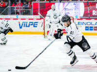 20231117 Vaasan Sähkö Areena Vaasa, FINLAND. LIIGA: Vaasan Sport - TPS Turku.
TPS #41 Aarne Intonen.
Photo: Samppa Toivonen / APOLLO PHOTO