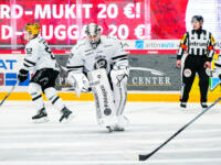 20231117 Vaasan Sähkö Areena Vaasa, FINLAND. LIIGA: Vaasan Sport - TPS Turku.
TPS #35 Eetu Anttila.
Photo: Samppa Toivonen / APOLLO PHOTO
