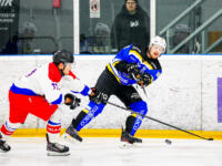 20231216 Maalahti, FINLAND. II DIVISIOONA: Malax IF - Hela-Kiekko Kauhava.
He-Ki #77 Markus Onnela & Malax IF #10 Kristian Åsvik.
Photo: Samppa Toivonen / APOLLO PHOTO