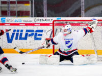 20240105 Vaasa, FINLAND. U20 SM-Sarja: Vaasan Sport - Helsingin IFK.
HIFK #1 Elias Pyyhtiä.
Photo: Samppa Toivonen / APOLLO PHOTO