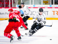 20240106 Vaasa, FINLAND. U20 SM-Sarja: Vaasan Sport - TPS Turku.
TPS #86 Joel Niinistö.
Photo: Samppa Toivonen / APOLLO PHOTO