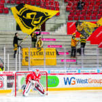20240119 Vaasan Sähkö Areena Vaasa, FINLAND. LIIGA: Vaasan Sport - SaiPa Lappeenranta.
Keltamustat on tour.
Photo: Samppa Toivonen / APOLLO PHOTO