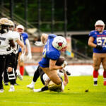 20240810 Vaasa, FINLAND. VAAHTERALIIGA: Wasa Royals - Porvoo Butchers.
Photo: Samppa Toivonen / APOLLO PHOTO