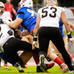 20240810 Vaasa, FINLAND. VAAHTERALIIGA: Wasa Royals - Porvoo Butchers.
Photo: Samppa Toivonen / APOLLO PHOTO