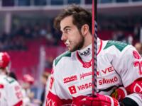 20241205 Turku, FINLAND. LIIGA: TPS Turku - Vaasan Sport.
Martin Hanzl #79, Sport prepares for the game.
Photo: Mika Kylmäniemi / APOLLO PHOTO
