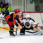 20250226 Kruunupyy, FINLAND. II DIVISIOONA: IK Kronan Kruunupyy - Malax IF.
IK Kronan #29 Leevi Berg vs . Malax IF #30 Jere Parviainen.
Photo: Samppa Toivonen / APOLLO PHOTO