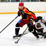 20250226 Kruunupyy, FINLAND. II DIVISIOONA: IK Kronan Kruunupyy - Malax IF.
IK Kronan #22 Måns Porko vs. Malax IF #27 Victor Engman.
Photo: Samppa Toivonen / APOLLO PHOTO