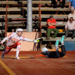 20250626 Vaasa, FINLAND. NAISTEN SUPERPESIS: Vaasan Mailattaret - Seinäjoen Jussittaret.
Jussittaret #9 Anni Kotimaa
Photo: Samppa Toivonen / APOLLO PHOTO