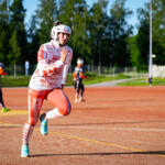 20250626 Vaasa, FINLAND. NAISTEN SUPERPESIS: Vaasan Mailattaret - Seinäjoen Jussittaret.
Jussittaret #2 Riikka Polso
Photo: Samppa Toivonen / APOLLO PHOTO