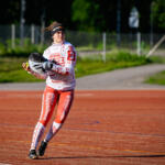 20250626 Vaasa, FINLAND. NAISTEN SUPERPESIS: Vaasan Mailattaret - Seinäjoen Jussittaret.
Jussittaret #3 Maiju Mäntylä
Photo: Samppa Toivonen / APOLLO PHOTO