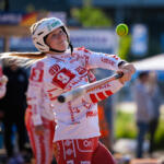 20250626 Vaasa, FINLAND. NAISTEN SUPERPESIS: Vaasan Mailattaret - Seinäjoen Jussittaret.
Jussittaret #9 Anni Kotimaa
Photo: Samppa Toivonen / APOLLO PHOTO