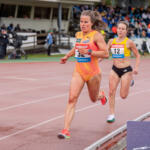 20250621 Kuortane Stadium, Kuortane, FINLAND.
86. Kuortane Games:
#32 Krista Pärmäkoski, Ikaalisten Urheilijat
#12 Anne Rajaniemi, Lahden Ahkera
Photo: Pasi Suokko / APOLLO PHOTO