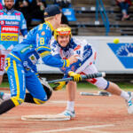 20250626 Vimpeli, FINLAND. MIESTEN SUPERPESIS: Vimpelin Veto - Alajärven Ankkurit.
Vimpelin Veto #4 Elmeri Anttila
Alajäven Ankkurit #8 Elmeri Iivonen
Photo: Pasi Suokko / APOLLO PHOTO