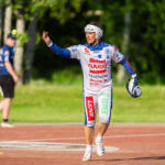 20250626 Vimpeli, FINLAND. MIESTEN SUPERPESIS: Vimpelin Veto - Alajärven Ankkurit.
Vimpelin Veto #9 Severi Lassila
Photo: Pasi Suokko / APOLLO PHOTO