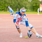 20250626 Vimpeli, FINLAND. MIESTEN SUPERPESIS: Vimpelin Veto - Alajärven Ankkurit.
Vimpelin Veto #5 Matias Rinta-aho
Photo: Pasi Suokko / APOLLO PHOTO