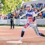 20250707 Vimpeli, FINLAND. MIESTEN SUPERPESIS: Vimpelin Veto - Alajärven Ankkurit.
Vimpelin Veto #2 Aleksi Lassila
Photo: Pasi Suokko / APOLLO PHOTO