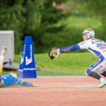 20250707 Vimpeli, FINLAND. MIESTEN SUPERPESIS: Vimpelin Veto - Alajärven Ankkurit.
Vimpelin Veto #2 Aleksi Lassila
Alajäven Ankkurit #1 Joona Peltokangas
Photo: Pasi Suokko / APOLLO PHOTO