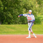 20250707 Vimpeli, FINLAND. MIESTEN SUPERPESIS: Vimpelin Veto - Alajärven Ankkurit.
Vimpelin Veto #4 Elmeri Anttila
Photo: Pasi Suokko / APOLLO PHOTO