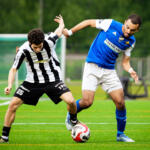 20250707 Vaasa, FINLAND. MIESTEN KAKKONEN: IFK Vaasa - VPS Akatemia Vaasa.
VPS Akatemia #35 Aleksi Effati, VIFK #18 Samir Achkir
Photo: Samppa Toivonen / APOLLO PHOTO