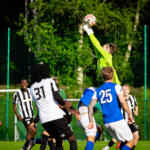 20250707 Vaasa, FINLAND. MIESTEN KAKKONEN: IFK Vaasa - VPS Akatemia Vaasa.
VIFK #1 William Nygård torjuu.
Photo: Samppa Toivonen / APOLLO PHOTO