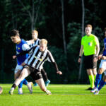 20250707 Vaasa, FINLAND. MIESTEN KAKKONEN: IFK Vaasa - VPS Akatemia Vaasa.
VIFK #14 Mohammad Doudi, VPS Akatemia #17 Kalle Huhta
Photo: Samppa Toivonen / APOLLO PHOTO