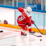 20250801 Kivikylän Areena Rauma, FINLAND. PITSITURNAUS: Porin Ässät - Helsingin Jokerit
Porin Ässät #88 Johan Olofsson
Helsingin Jokerit #53 Aleksi Elorinne
Photo: Pasi Suokko / APOLLO PHOTO