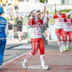 20250810 Seinäjoki, FINLAND. NAISTEN SUPERPESIS:
Puolivälierä 1, Jussittaret - Roihuttaret
Jussittaret #4 Matilda Niskakangas
Photo: Pasi Suokko / APOLLO PHOTO