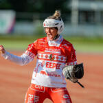 20250810 Seinäjoki, FINLAND. NAISTEN SUPERPESIS:
Puolivälierä 1, Jussittaret - Roihuttaret
Jussittaret #5 Silja Syrjälä
Photo: Pasi Suokko / APOLLO PHOTO