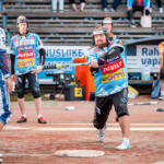 20250812 Vimpeli, FINLAND. MIESTEN SUPERPESIS: Vimpelin Veto - Haminan Palloilijat
Haminan Palloilijat #10 Juha Leskinen
Photo: Pasi Suokko / APOLLO PHOTO