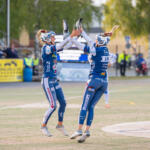 20250815 Lapua, FINLAND. NAISTEN SUPERPESIS: Lapuan Virkiä - Rauman Fera
Rauman Fera #2 Ilona Hakoniemi
Rauman Fera #8 Hulda Alanen
Photo: Pasi Suokko / APOLLO PHOTO